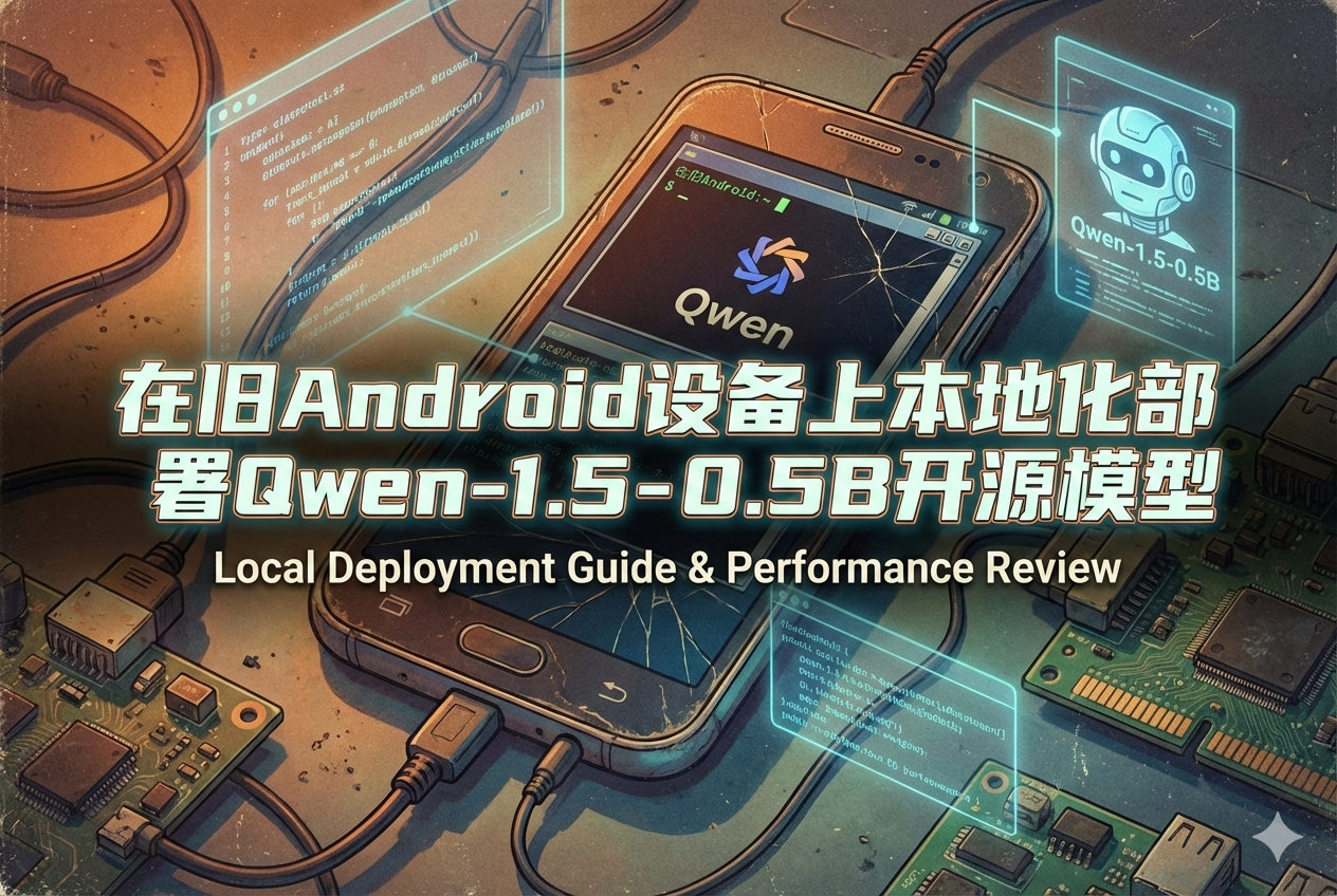在旧Andriod设备上本地化部署Qwen-1.5-0.5B开源模型-泽客来宾