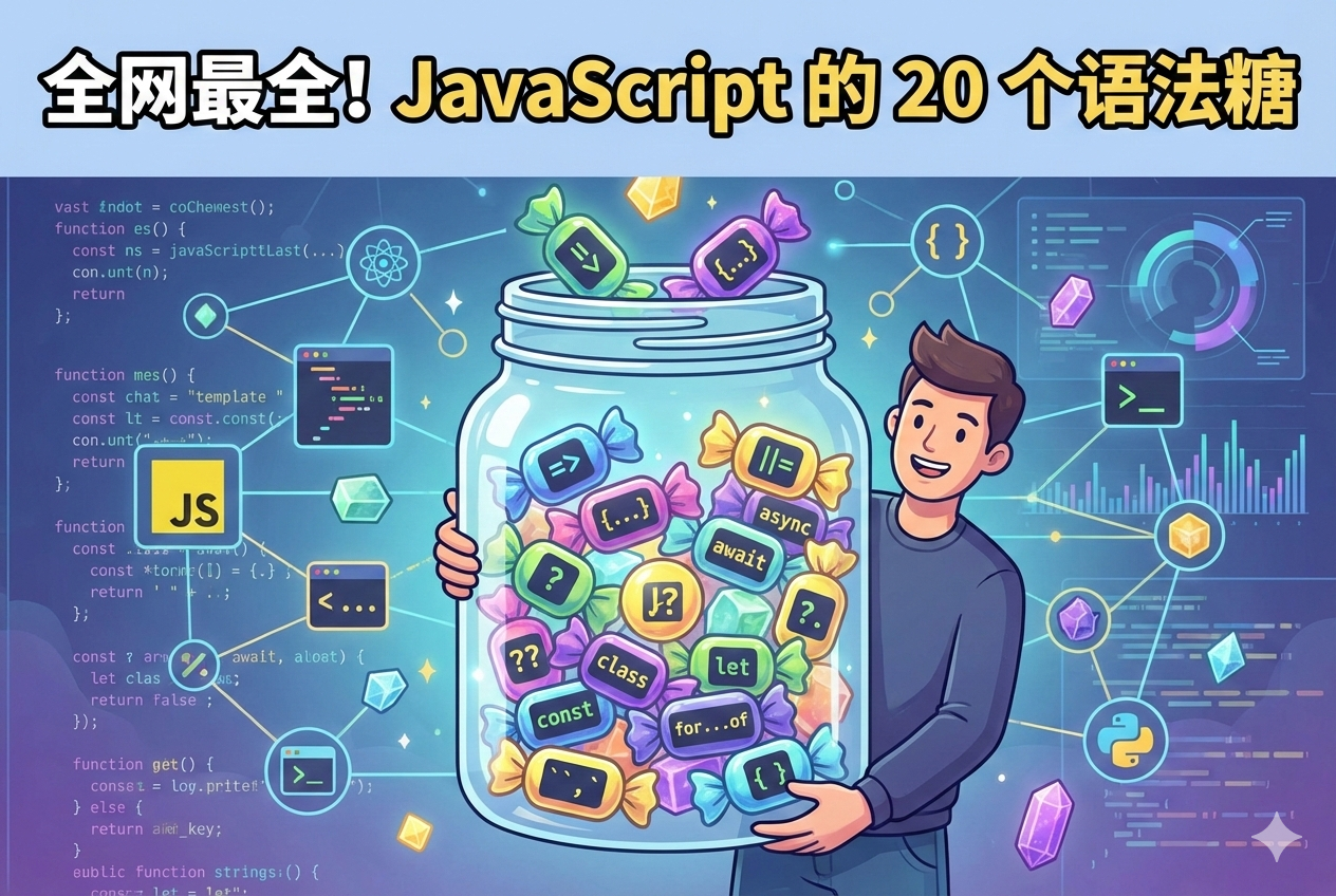 全网最全！JavaScript的20个语法糖-泽客来宾