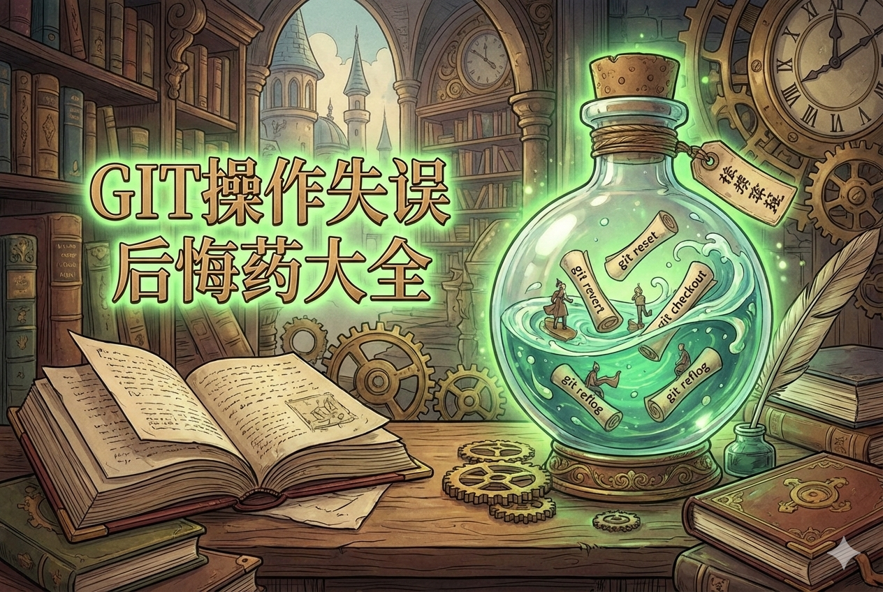 Git操作失误后悔药大全-泽客来宾